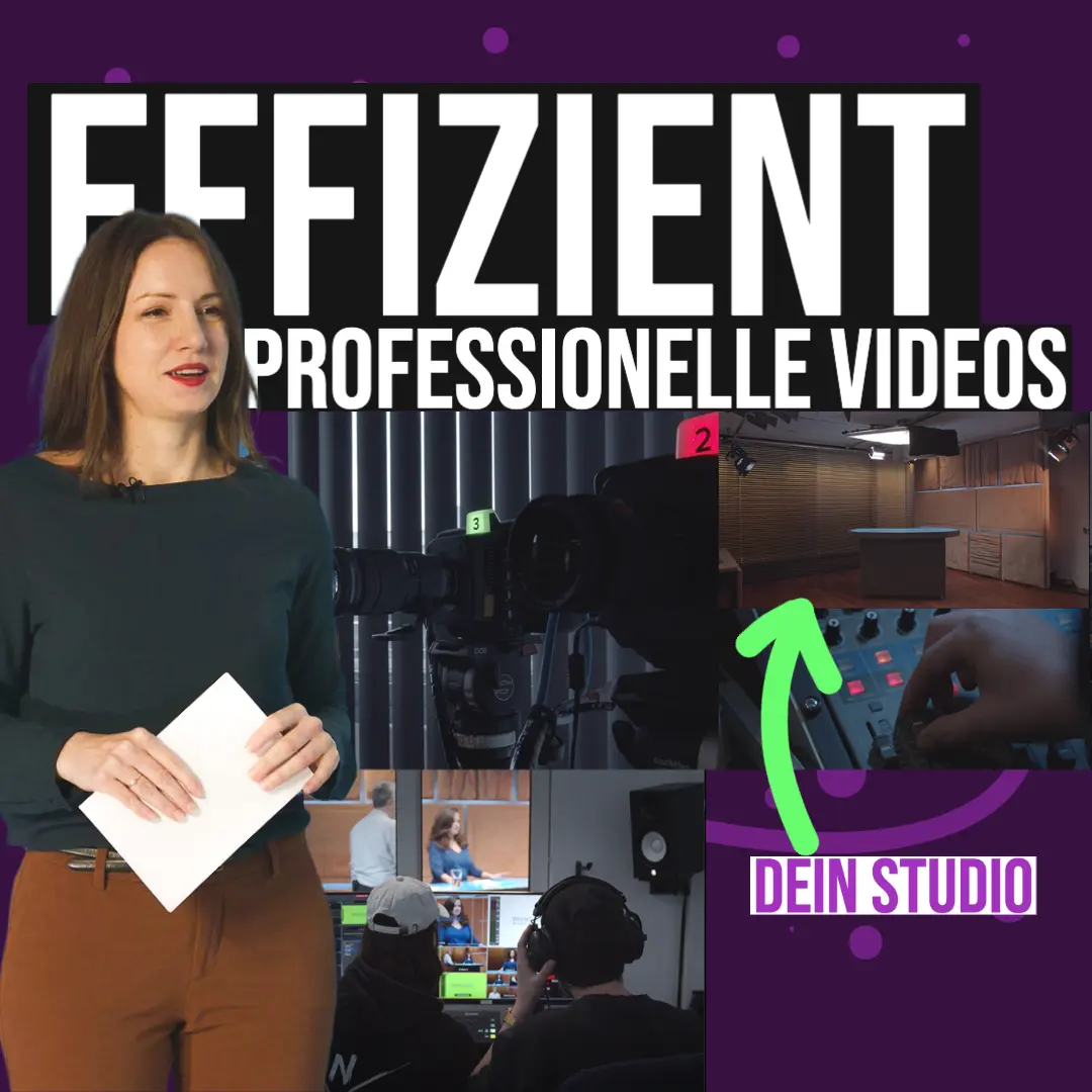 Professionelle Videos mit dem eigenen Content Studio