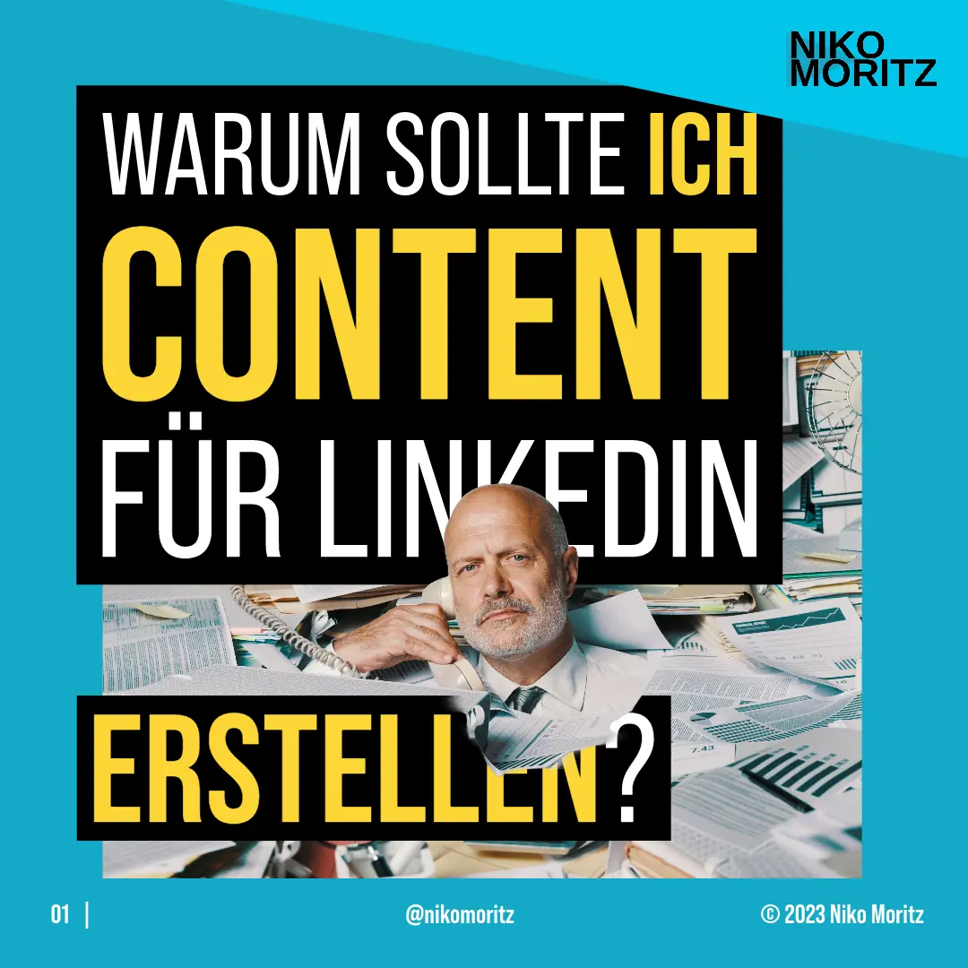 Warum sollte ich Content fuer LinkedIn erstellen? Weil Du ein Change-Maker bist