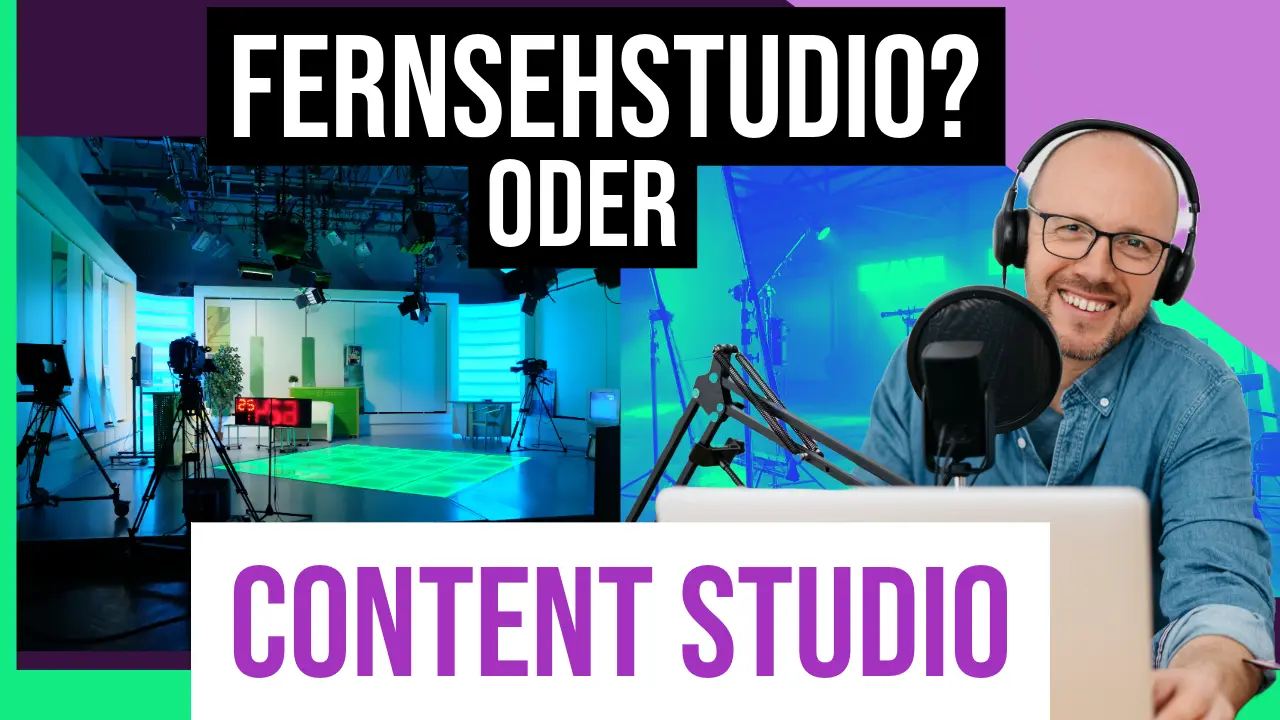 Unterschiede zwischen einem Fernsehstudio und einem Content Studio