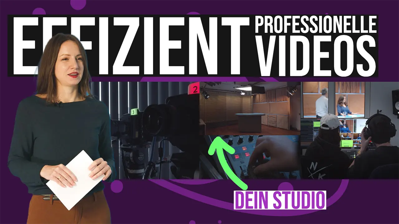Professionelle Videos mit dem eigenen Content Studio