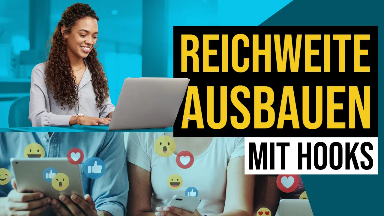 Wachstum der Social Media Kanaele mit Hooks