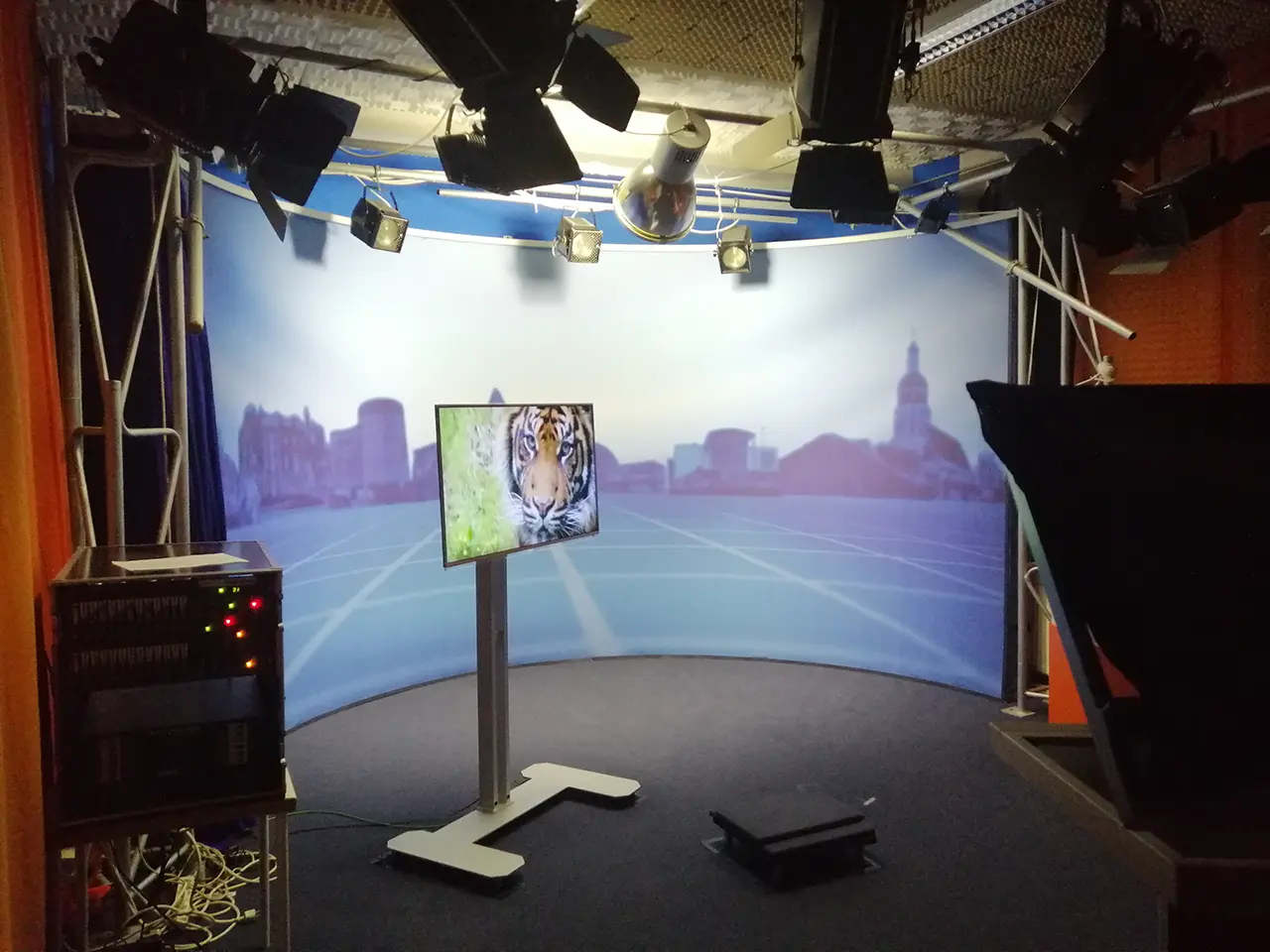 altes TV Studio von Lausitz TV