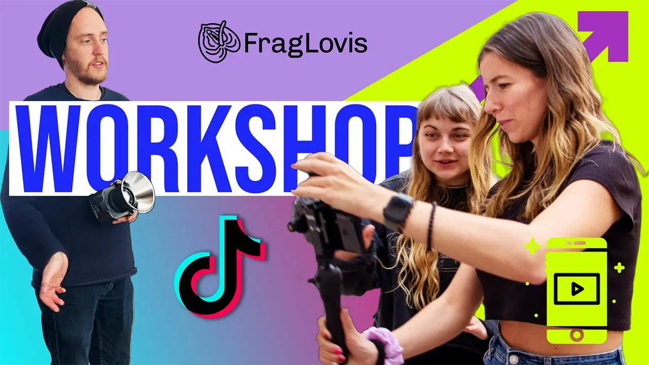 Workshop für TikTok und Shorts: Steigere deine Views, optimiere deine Video-Content-Strategie und systematisiere deine Video-Erstellung. FragLovis schaffte es auf 600.000 Views auf TikTok